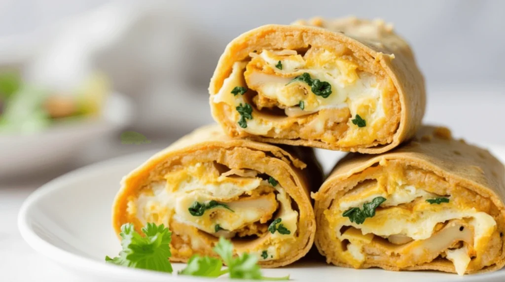 Easy Meal Prep High Protein Breakfast Burritos Ready for Busy Mornings
